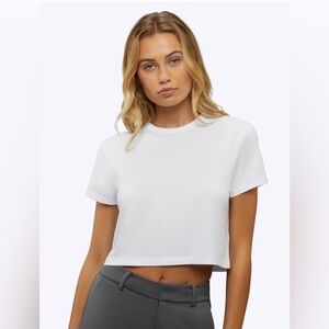 Cuts Clothing Almost Friday Cropped Tee White Size Small - BRAND NEW & SEALED